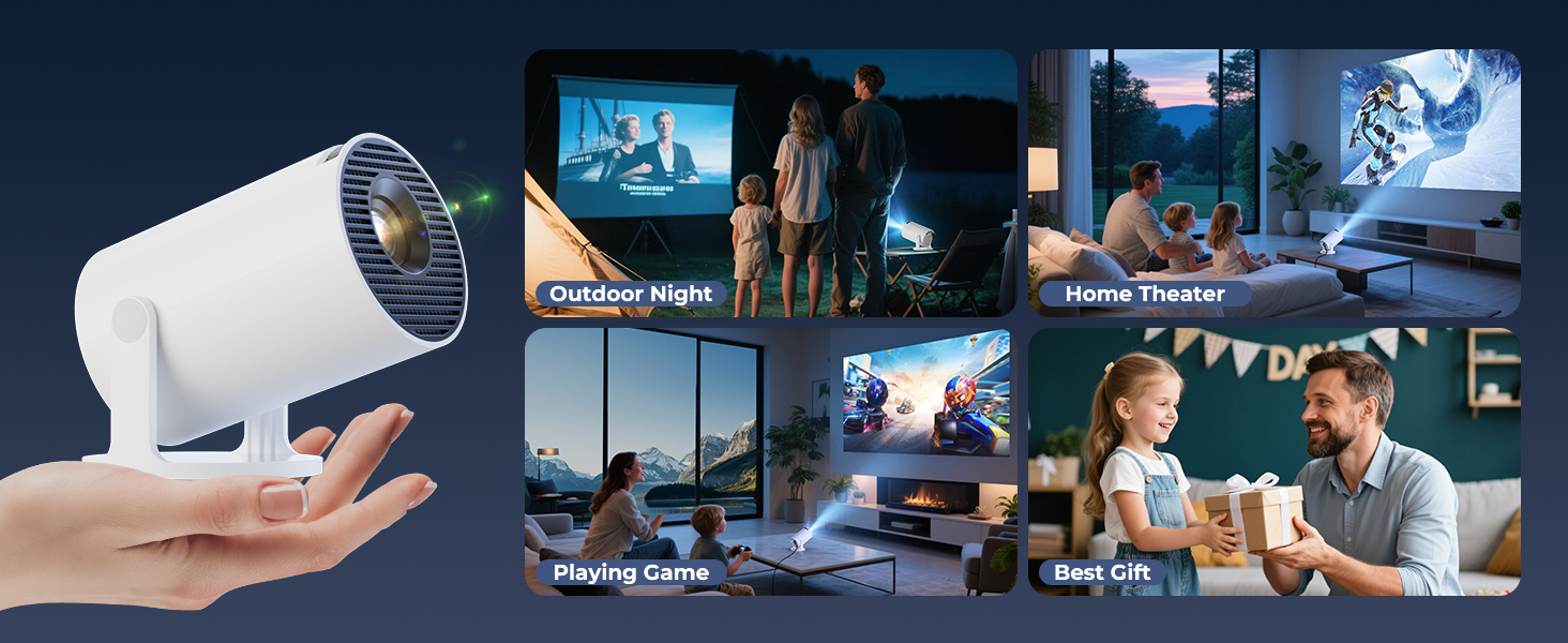Indoor and Outdoor Use Projector