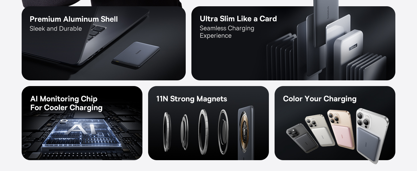 battery pack charger portable charger iphone 13 small power bank for iphone magnetic phone charger