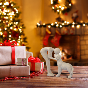 Dog Sculpture Home Decor