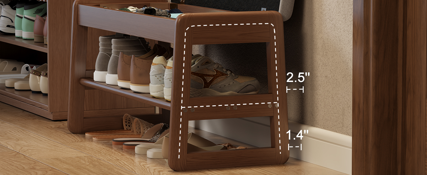shoe rack bench