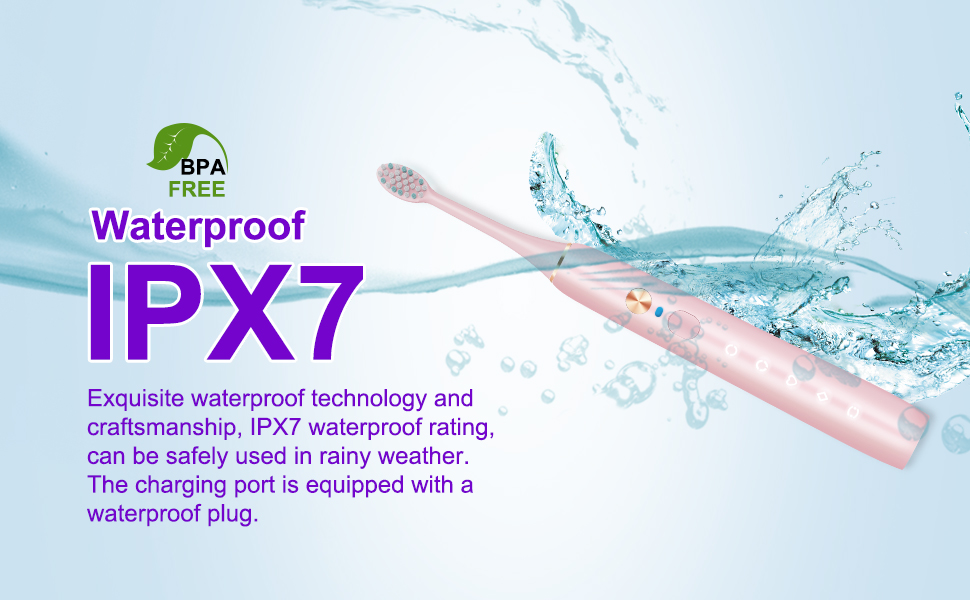 Waterproof toothbrush 