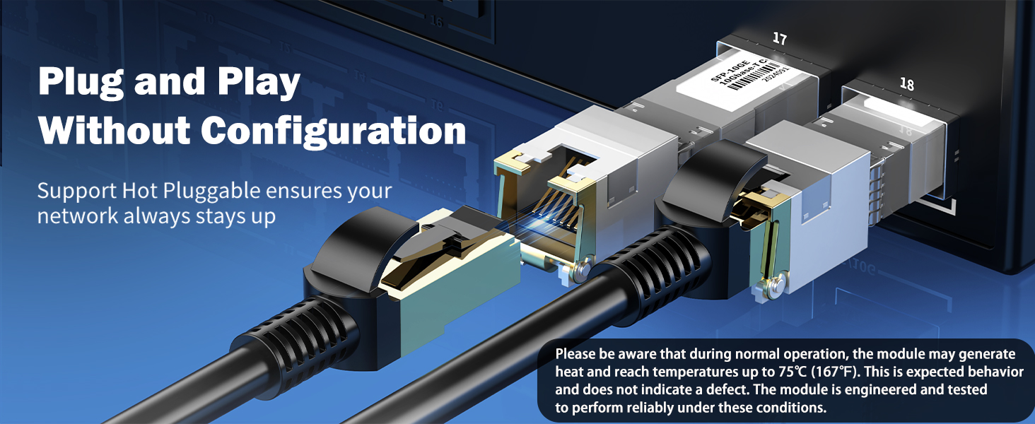10gb sfp+ to rj45 transceiver module