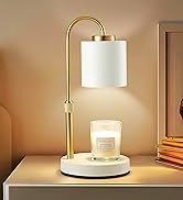 CASTLELIFE Candle Warmer Lamp with Timer &amp; Dimmer, Height Adjustable Electric Candle Warmer for J...