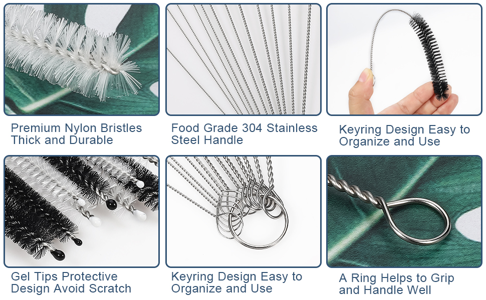 Durable and Non-Rusting Cleaning Brush Kit
