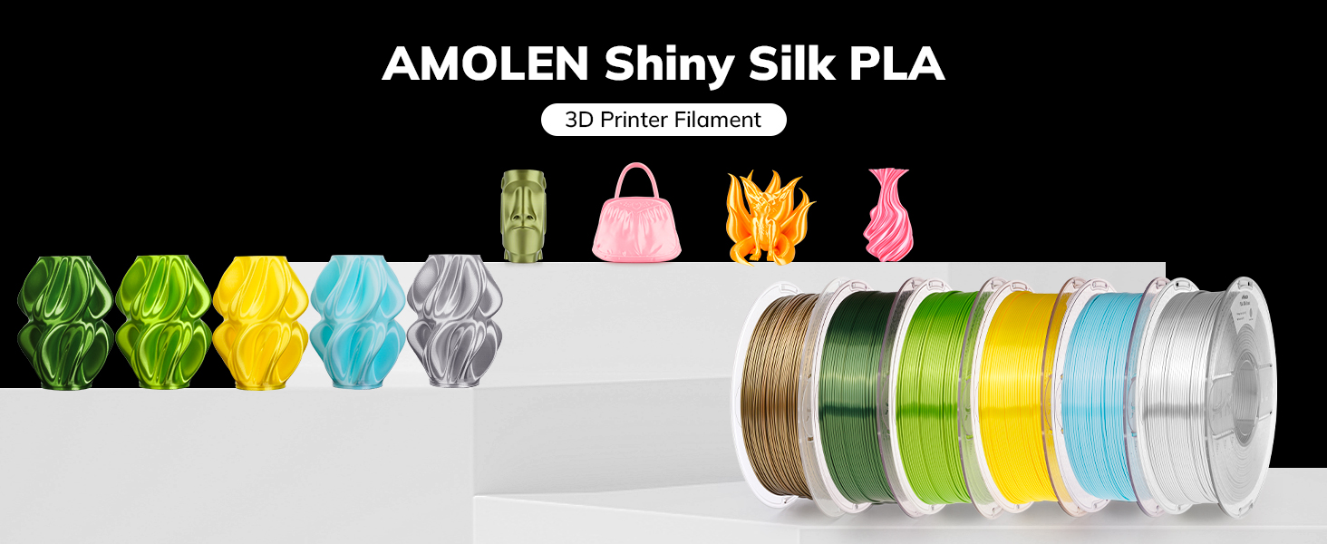 AMOLEN Shiny Silk Pla