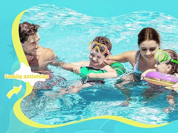 Kid goggles with nose cover