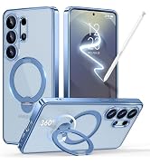 Magnetic for Samsung Galaxy S26 Ultra Case with 360° Spin Stand | [Compatible with MagSafe][Milit...
