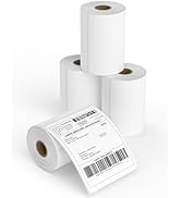 OnlyPaper 4 Rolls 4"x6" Direct Thermal Printer Labels – 250 Labels/Roll, 4x6 Shipping Labels Comp...
