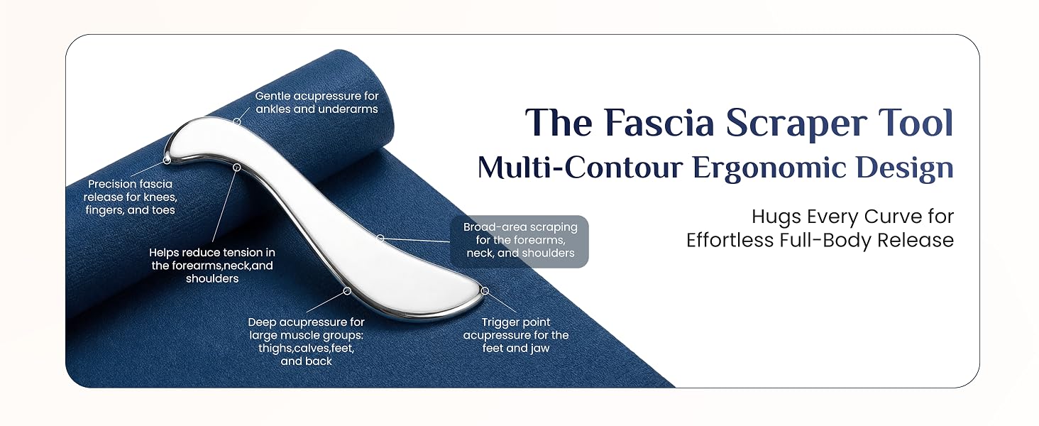 Rena Chris Muscle Scraper and Gua Sha Tool