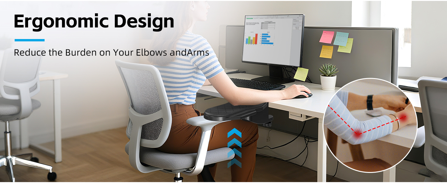 Ergonomics Desk Extender Tray