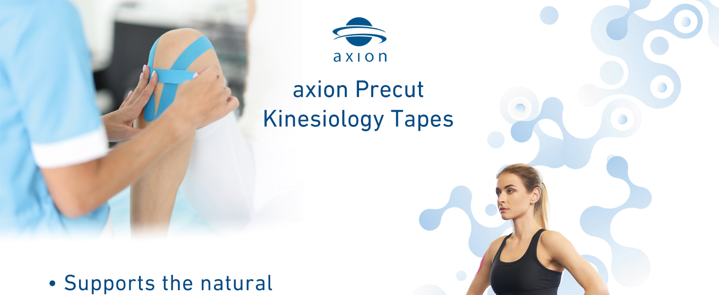 axion Precut Kinesiology Tape Strips