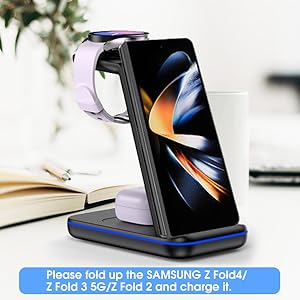 samsung phone and watch charging station
