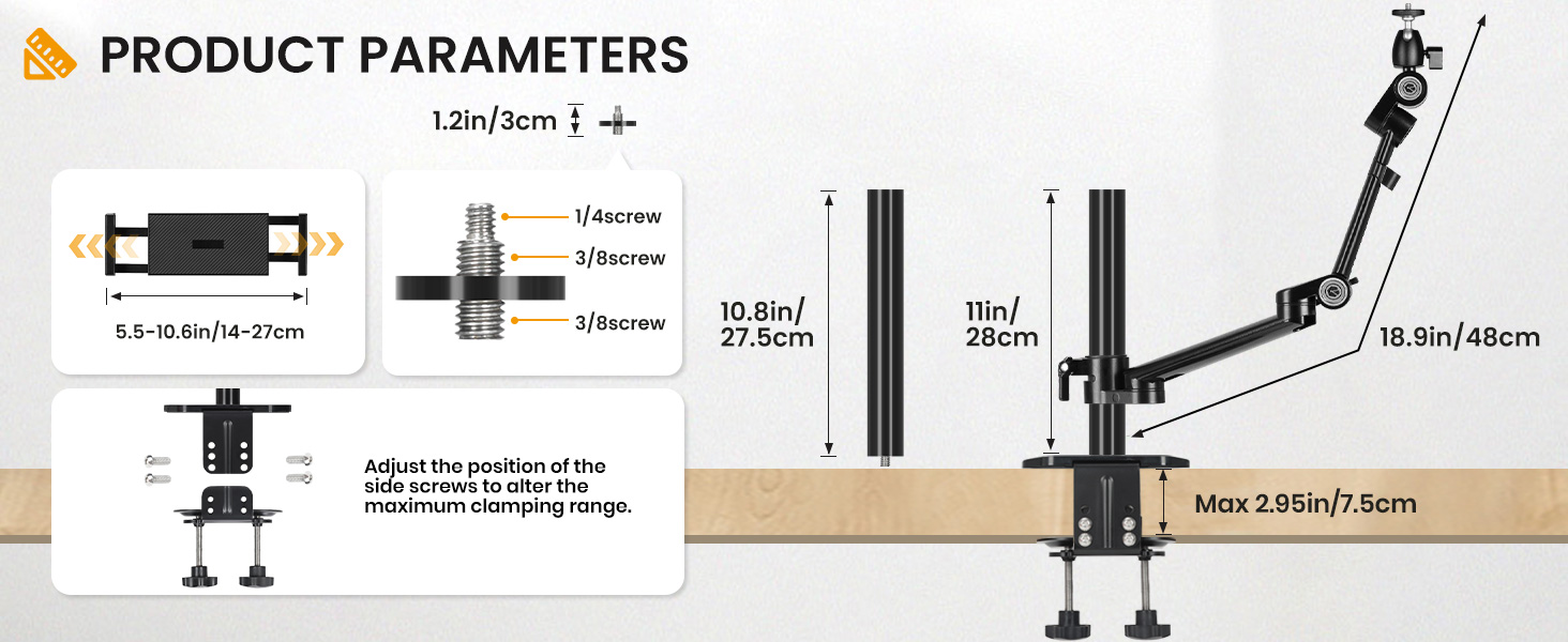 lite z Camera desk mount