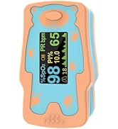 VOLUETH Pulse Oximeter for Kids, HSA FSA Eligible Items, Blood Oxygen Saturation for Children, wi...
