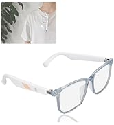 IP65 Bluetooth Glasses for Women and Men, UV400 Anti Blue Light Smart Glasses for Women Built in ...