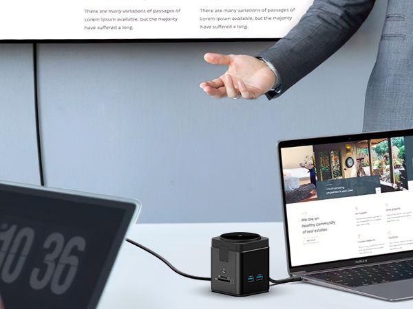 dual monitor docking station