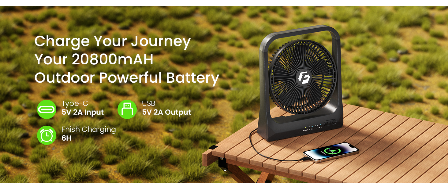 powerful battery fan