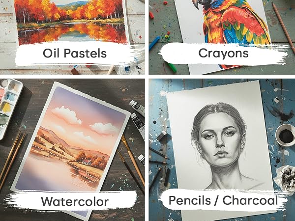 watercolor paper water color 85 x 11 pad bulk painting paint sketch for kids cards books acrylic 5x7