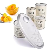CIRCLE JOY Electric Can Opener, One-Touch Automatic Can Opening with Smooth Edges, Food Safety Ha...