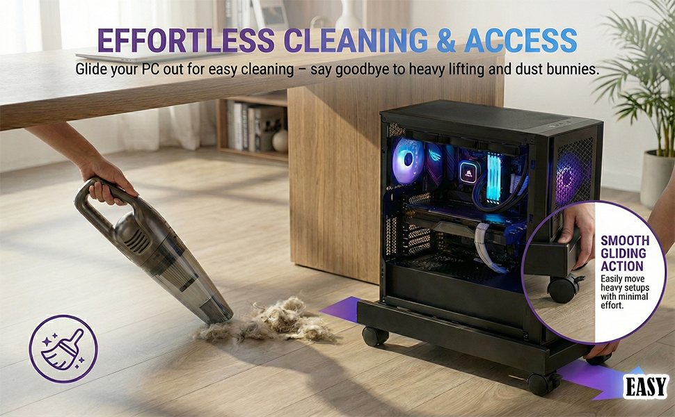 Adjustable Mobile CPU Stand