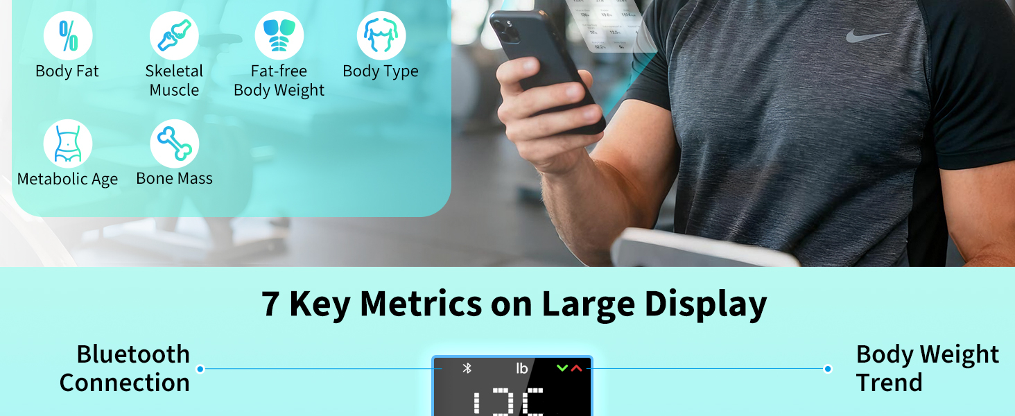 arboleaf digital scales for body weight with BIA