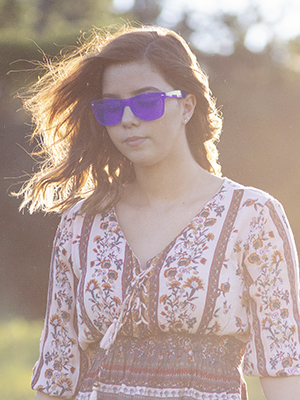 Violet Color Therapy Glasses, Chromotherapy, Mood Balancing, Light Therapy, Purple Colored Lenses