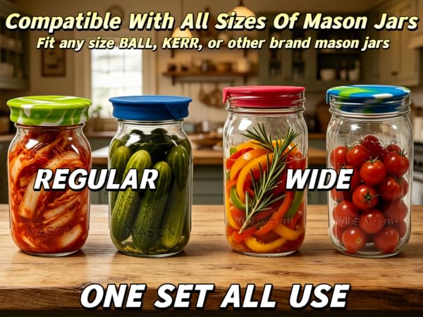 mason jar lids regular mouth