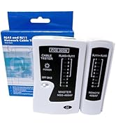 Network Cable Tester RJ45 LAN Cable Test Support POE for RJ45 Cat5 Cat5e Cat6 Cat6a Cat7 UTP/Shie...