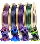 LOVOON PLA Filament 1.75mm,Gothic-Styled Gradient 3D Pla Filament Bundle,Color Change 3D Printing...