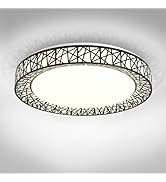 ASD 20 Inch LED Flush Mount Ceiling Light Fixture for Bedroom, 42W 2475LM 5CCT 2700K-5000K, Triac...