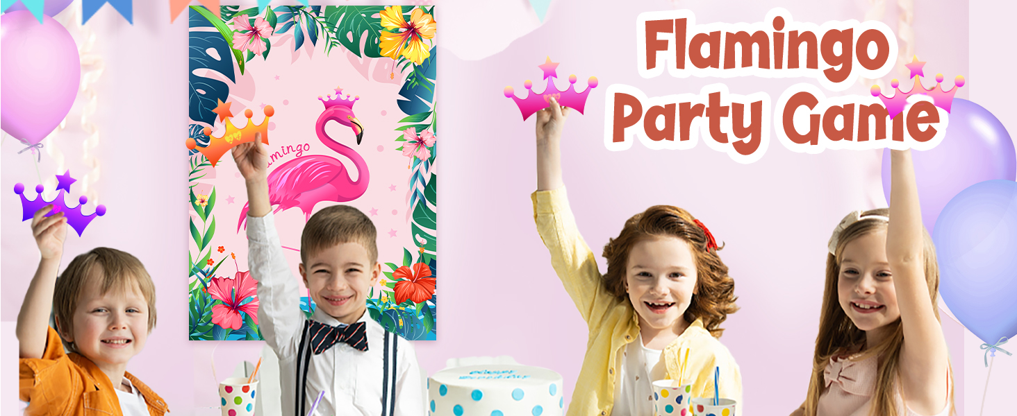 Pin The Crown on The Flamingo
