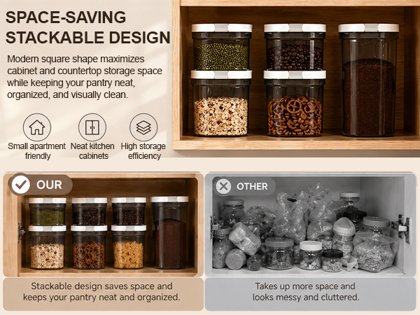 Coffee Storage Container with Scoop