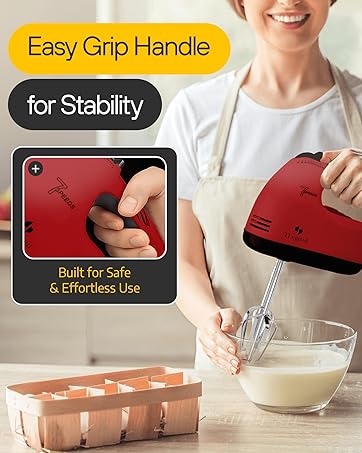 hand mixer electric handheld prime cooking baking whisk hookbeaters kitchen bake