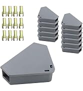 Mouse Station with Keys Grey 12 Pack, Key Required Mouse Stations, Mice Stations, Keeps Children ...