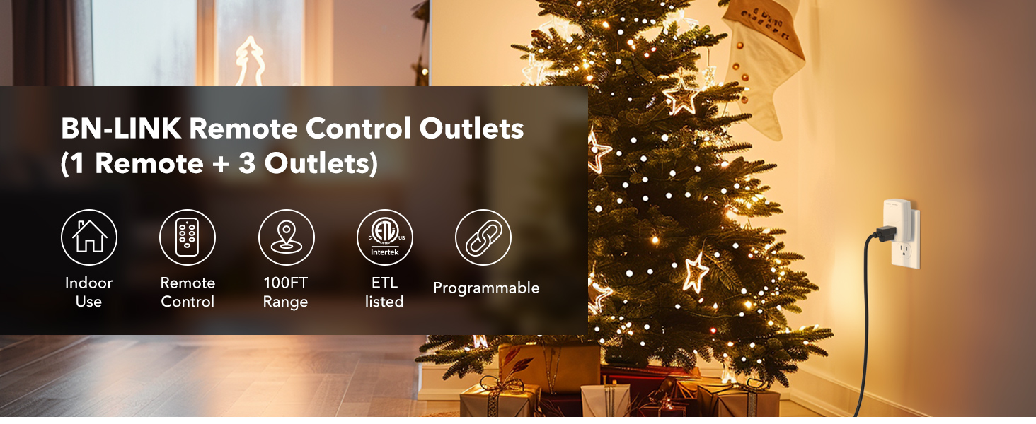 BN-LINK Wireless Remote Control Outlet