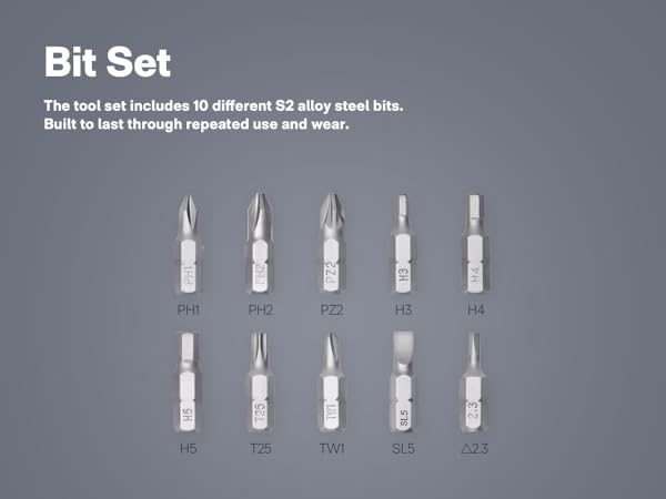 hoto screwdriver electric screwdriver kit tool set destornillador eléctrico