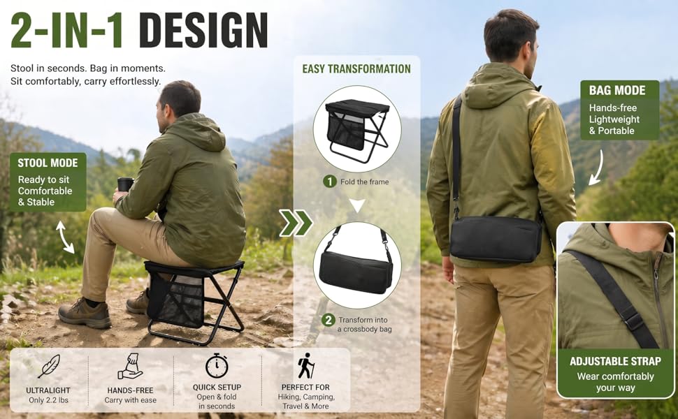 backpack stool