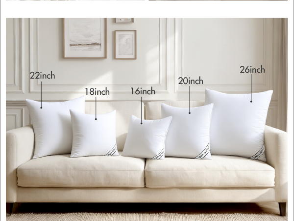 MIULEE PILLOW INSERTS