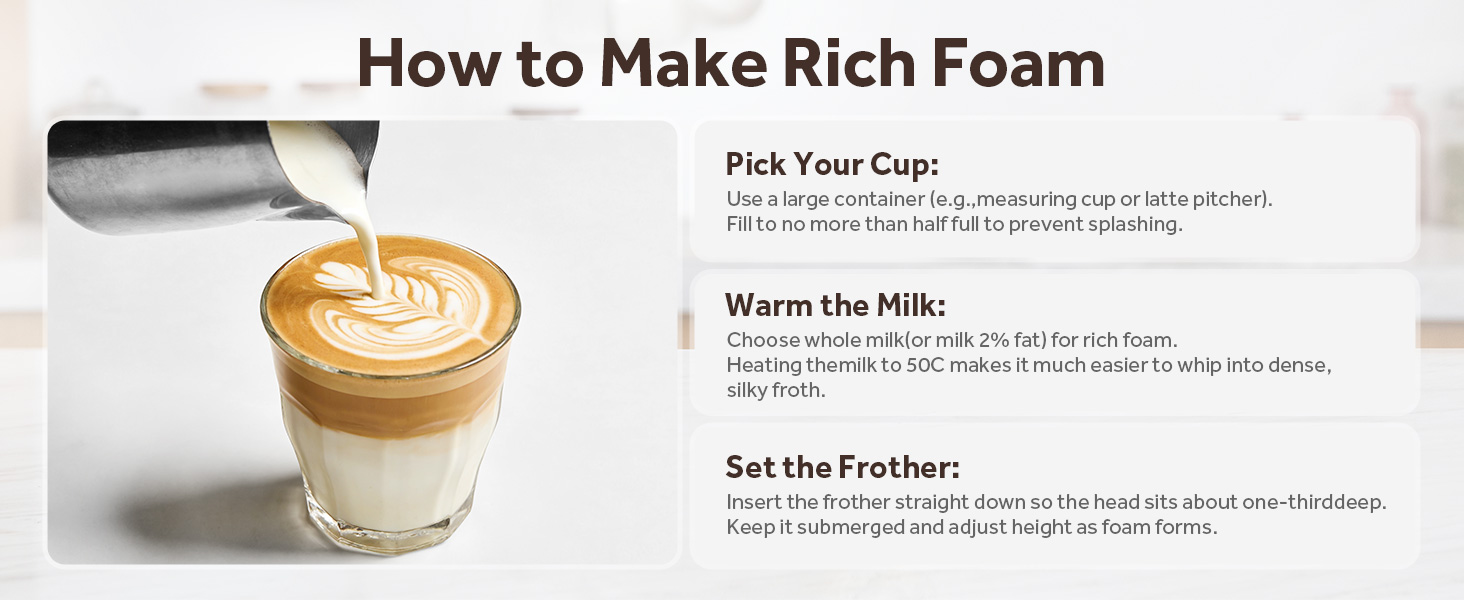 handheld milk frother