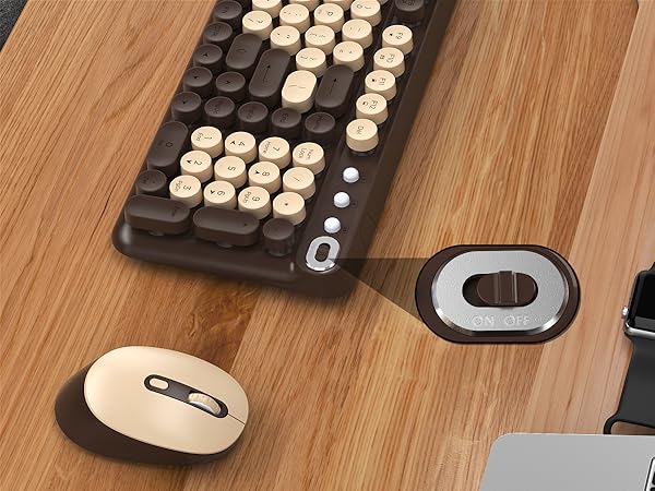 Wireless Keyboard and Mouse Combo