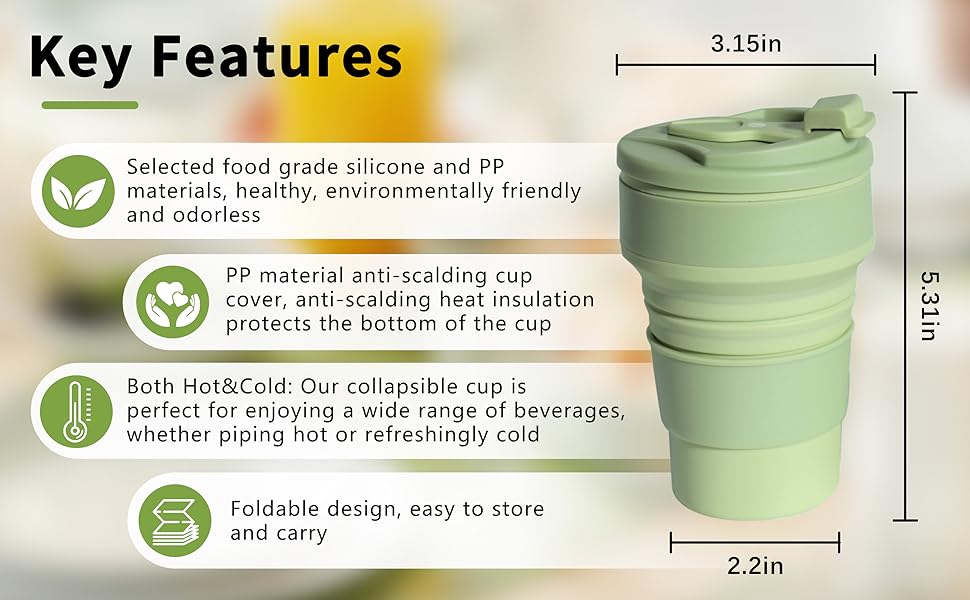 12oz Collapsible Water Bottles