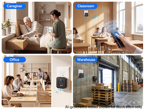 wifi doorbell for home classroom office warehouse