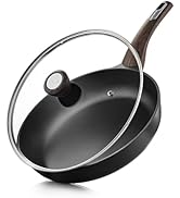 SENSARTE Nonstick Frying Pan Skillet with Lid, 8inch Non Stick Pan Omelette Pans, Healthy Kitchen...