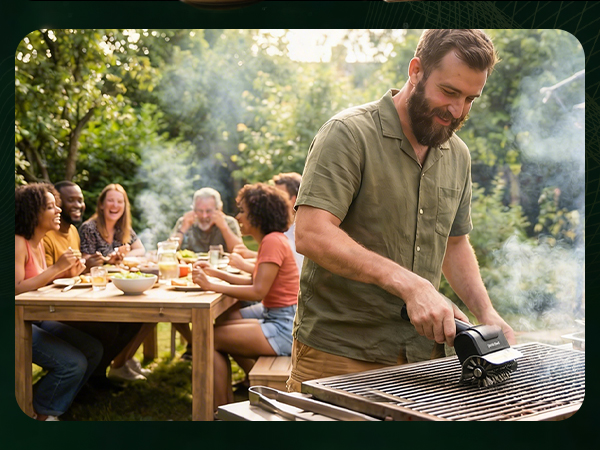 electric barbecue cleaning brush