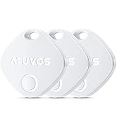 ATUVOS Air Tags-3 Pack, Bluetooth Luggage Tracker Works with Apple Find My APP (iOS Only, Not for...