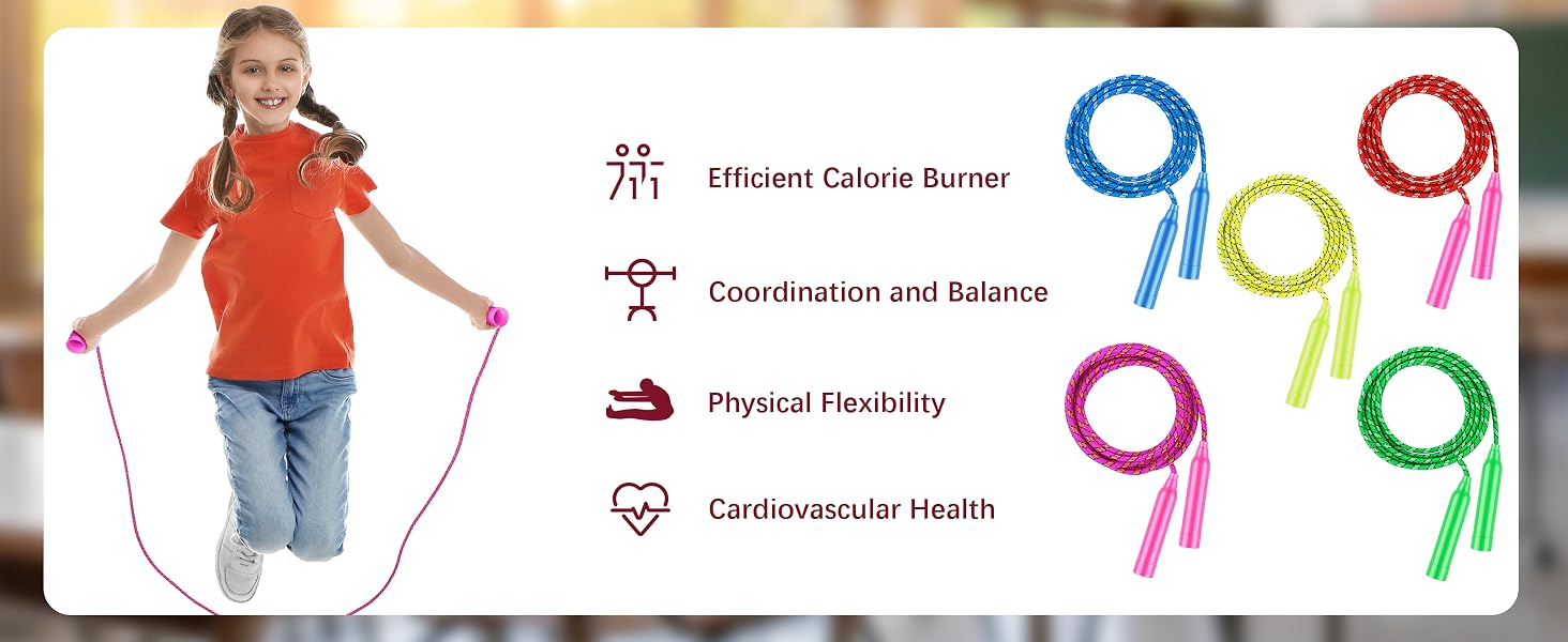 Enhance your cardiovascular health and coordination with regular jumping.