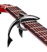 Shark Guitar Capo for Acoustic &amp; Electric Guitar with 6 String Musical Instruments, 1 Clip Capo I...