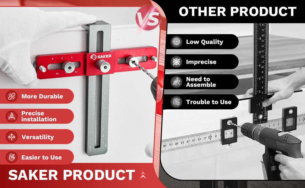 saker cabinet door hardware jig