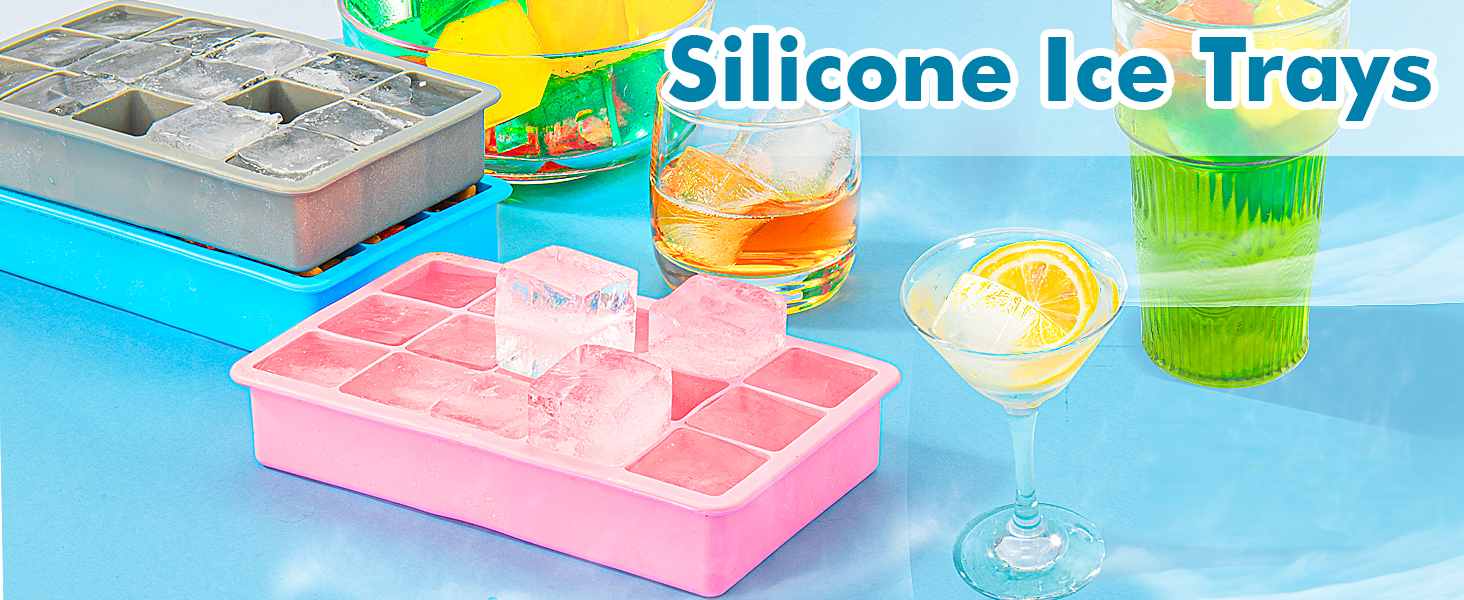 Silicone Ice Cube Trays
