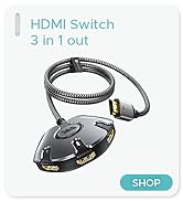 HDMI Switch 3 in 1 out